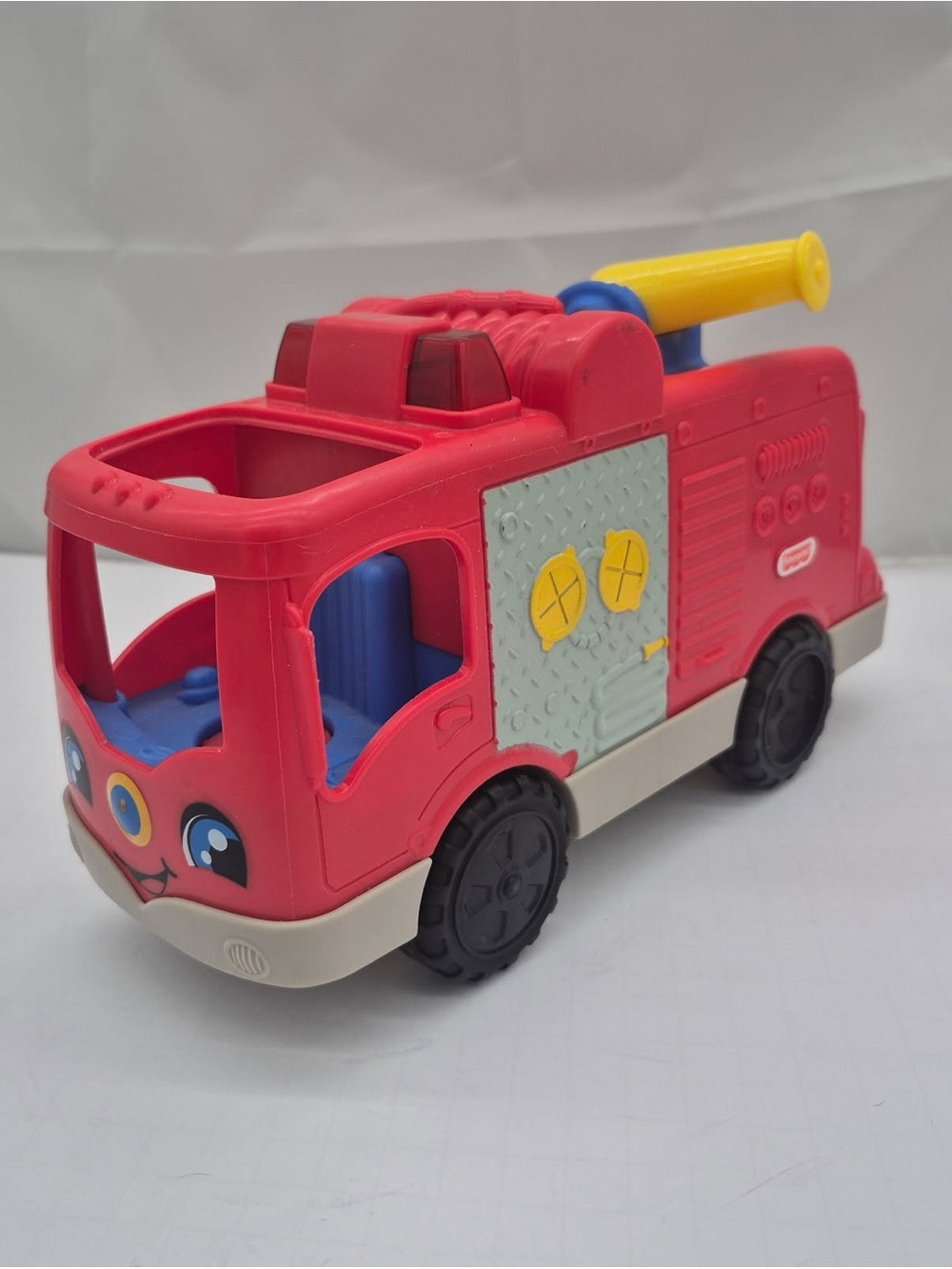 Fisher-Price Little People Red Fire Truck w/ Sounds, Battery Operated, 2015